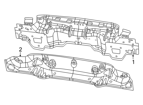2024 Dodge Charger Daytona Rear Body Diagram