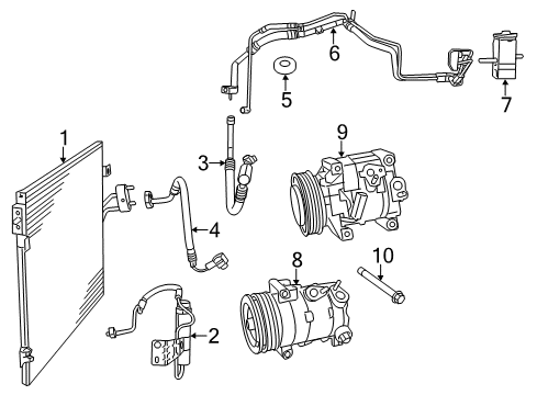 2013 Dodge Journey Liquid Line Diagram for 68154351AC