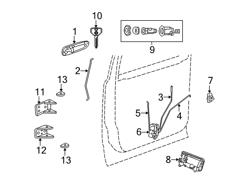 2008 Chrysler Aspen Transmitter Diagram for 68273328AC