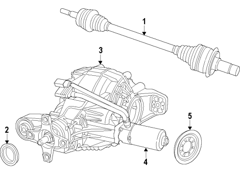 2011 Jeep Grand Cherokee Drive Shaft Diagram for 52123514AD