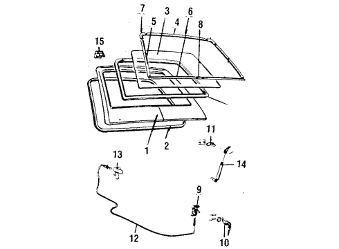 1984 Dodge Colt Lift Gate Diagram