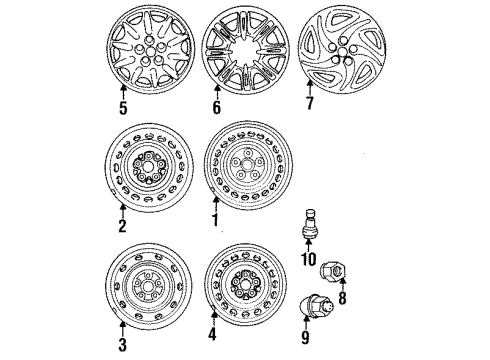 2000 Dodge Stratus Wheels Diagram