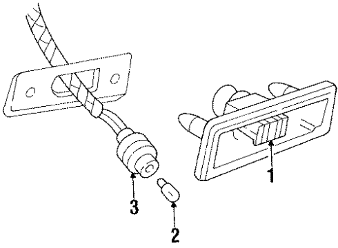 1991 Dodge D150 Socket Diagram for 2983170