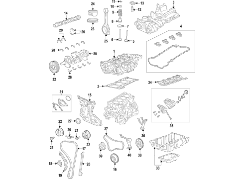 2022 Jeep Wrangler Crankshaft - Engine Diagram for 68683080AA