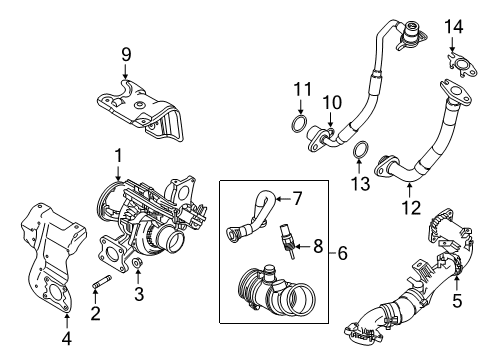 2021 Jeep Renegade Vapor Hose Diagram for 68455076AA