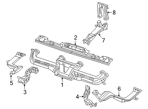 2021 Jeep Wrangler Ducts Diagram