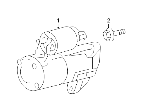 2008 Dodge Nitro Starter Diagram for 4801292AC