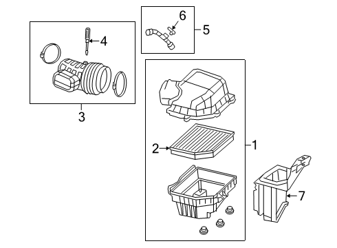 2020 Jeep Grand Cherokee Air Baffle Diagram for 53010799AC