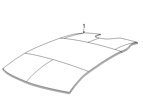 2024 Dodge Charger Daytona Roof & Components Diagram
