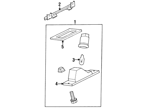 1995 Chrysler Sebring Gasket Diagram for MB859365