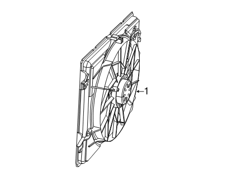 2014 Jeep Grand Cherokee Cooling Fan Diagram 2 - Thumbnail