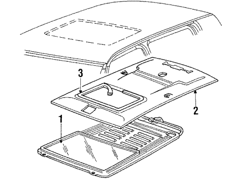 1993 Dodge Dynasty Sunroof Diagram