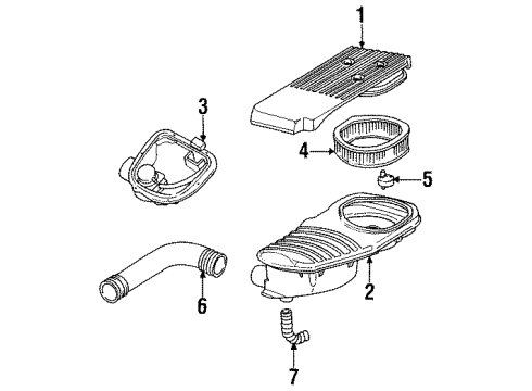 1987 Chrysler New Yorker Filters Diagram 3 - Thumbnail