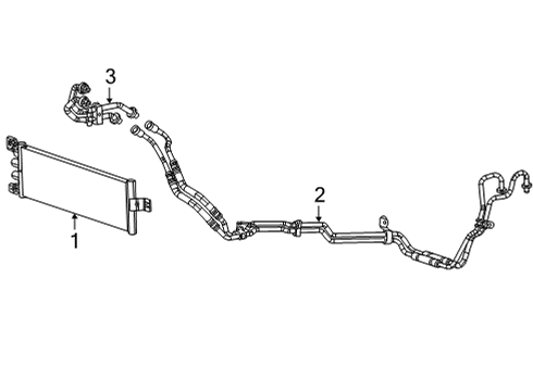 2023 Jeep Wagoneer Trans Oil Cooler - Belts Diagram 2 - Thumbnail