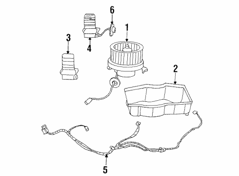 2000 Chrysler LHS Thermister Probe Diagram for 4734726