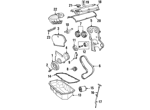 1996 Dodge Stratus Dipstick Diagram for 4792316AC