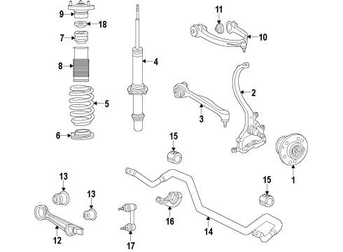 2009 Dodge Challenger Coil Spring, Front Diagram for 5181354AB