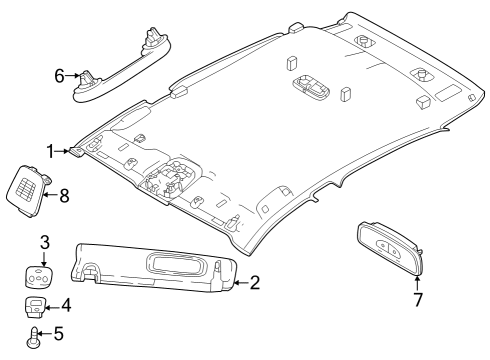 2024 Dodge Hornet Dome Lamp Diagram for 6ND78LXHAA