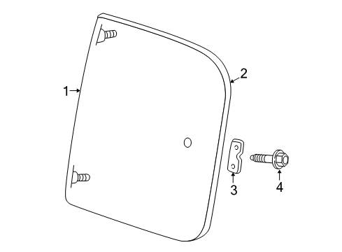 2003 Dodge Dakota Latch Diagram for 55362014AA