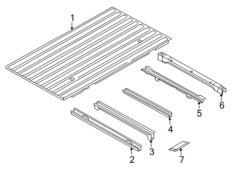 2012 Ram 2500 Front Crossmember Diagram for 68141704AA