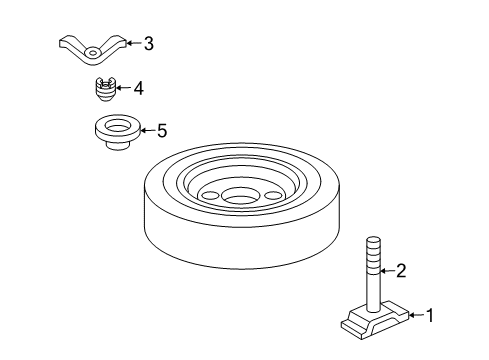 1994 Dodge B150 Spare Tire Carrier Diagram