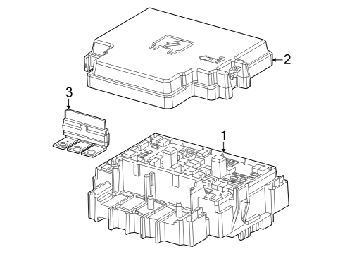 2025 Jeep Grand Cherokee PDC Diagram for 68366721AE