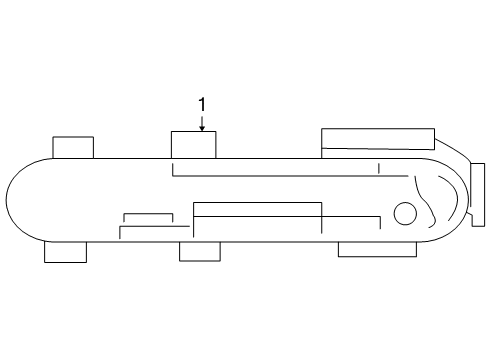2004 Dodge Viper Backup Lamp, Rear Passenger Side Diagram for 4865488AC