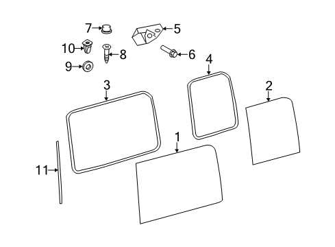 2007 Dodge Sprinter 2500 Motor Diagram for 68019424AA