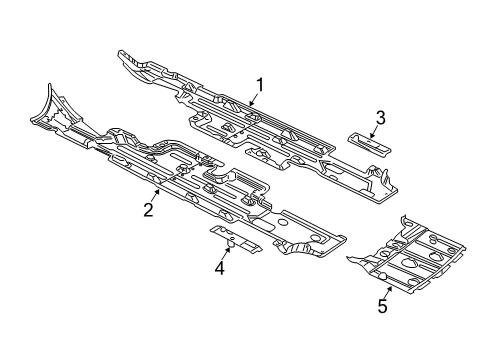 2012 Chrysler 300 Rear Shield Diagram for 57010398AA