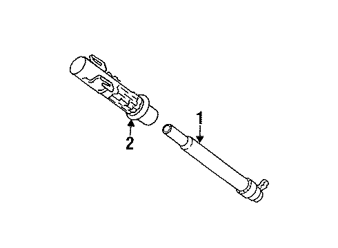 1987 Dodge Dakota Housing & Components Diagram