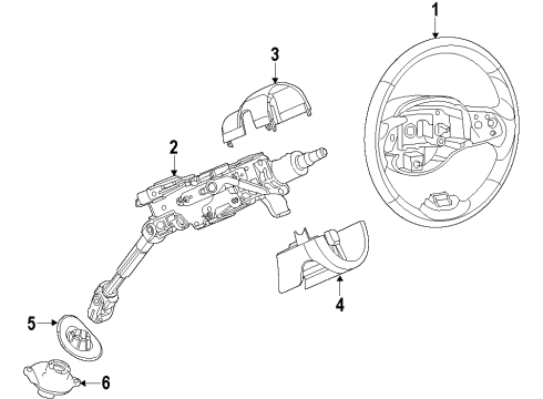 2020 Jeep Cherokee Steering Wheel Diagram