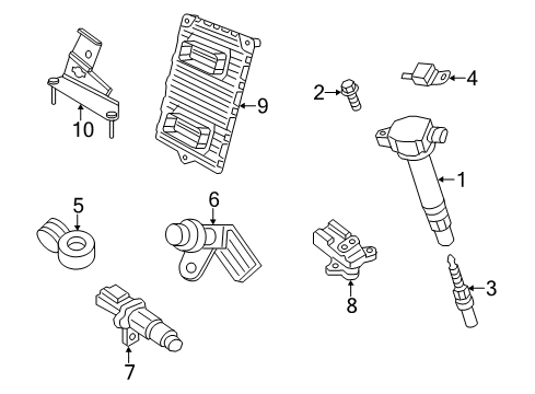 2012 Dodge Charger ECM Diagram for 5150609AC