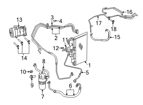 2008 Chrysler Sebring A/C Compressor Diagram 3 - Thumbnail
