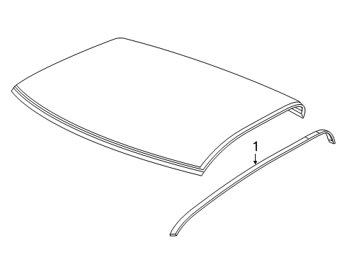2021 Ram 2500 Exterior Trim - Cab Diagram 3 - Thumbnail