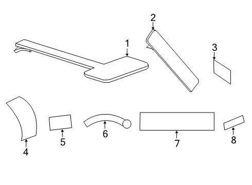 2020 Jeep Gladiator Warning Label Diagram for 68394686AB
