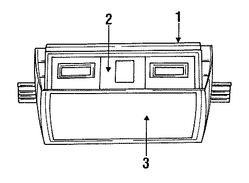 1992 Chrysler New Yorker Overhead Console Diagram 2 - Thumbnail