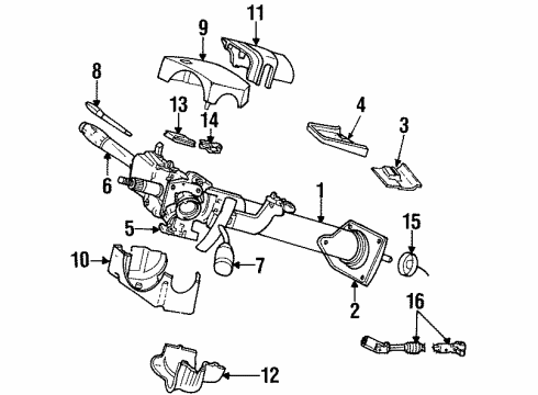 2002 Dodge Ram 3500 Ignition Switch Diagram for 56045879AB