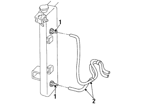 1998 Dodge Caravan Hose Diagram for 4809388AC