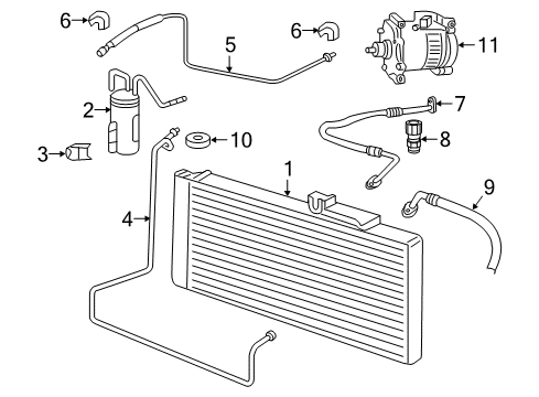 2007 Dodge Ram 1500 Clutch Diagram for 5189277AA
