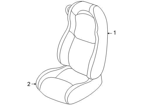 2006 Dodge Viper Seat Cushion Screw Diagram for 6503675