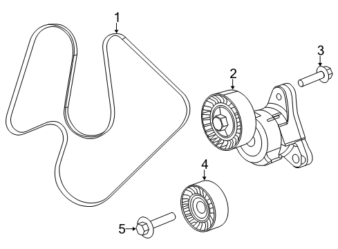 2016 Dodge Dart Serpentine Belt Diagram for 4627378AB