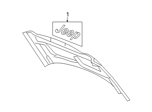 2014 Jeep Patriot Decal Diagram for 5NP37RXFAA