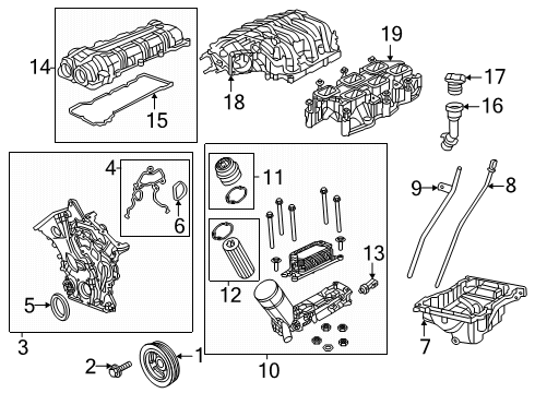 2022 Chrysler Pacifica Air Filter Diagram for 68214516AA