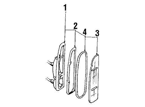 1985 Jeep J10 Lens, Rear Diagram for 56006514