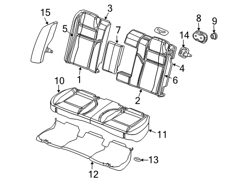 2009 Dodge Charger Seat Cushion Heater Diagram for 4610280AA