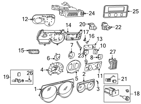 1997 Dodge B2500 Tail Lamp Bulb, Rear Diagram for L000921E