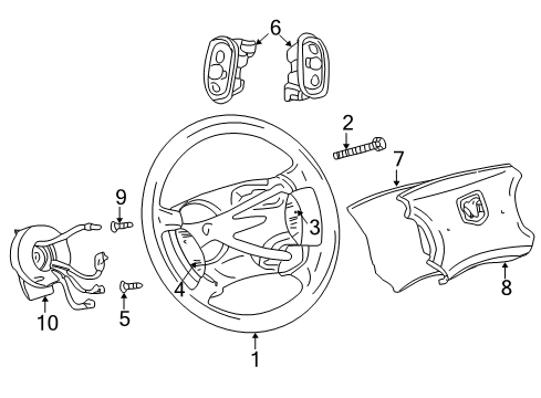 2002 Dodge Dakota Cable Diagram for 5015853AA