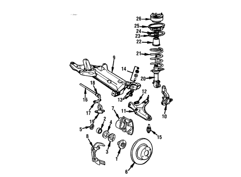 1984 Chrysler Laser Flex Hose Diagram for 4313631AB