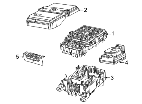 2024 Jeep Grand Cherokee L Module Diagram for 68477805AD