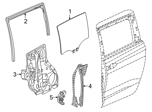 2020 Chrysler Pacifica Carrier Diagram for 68314755AA